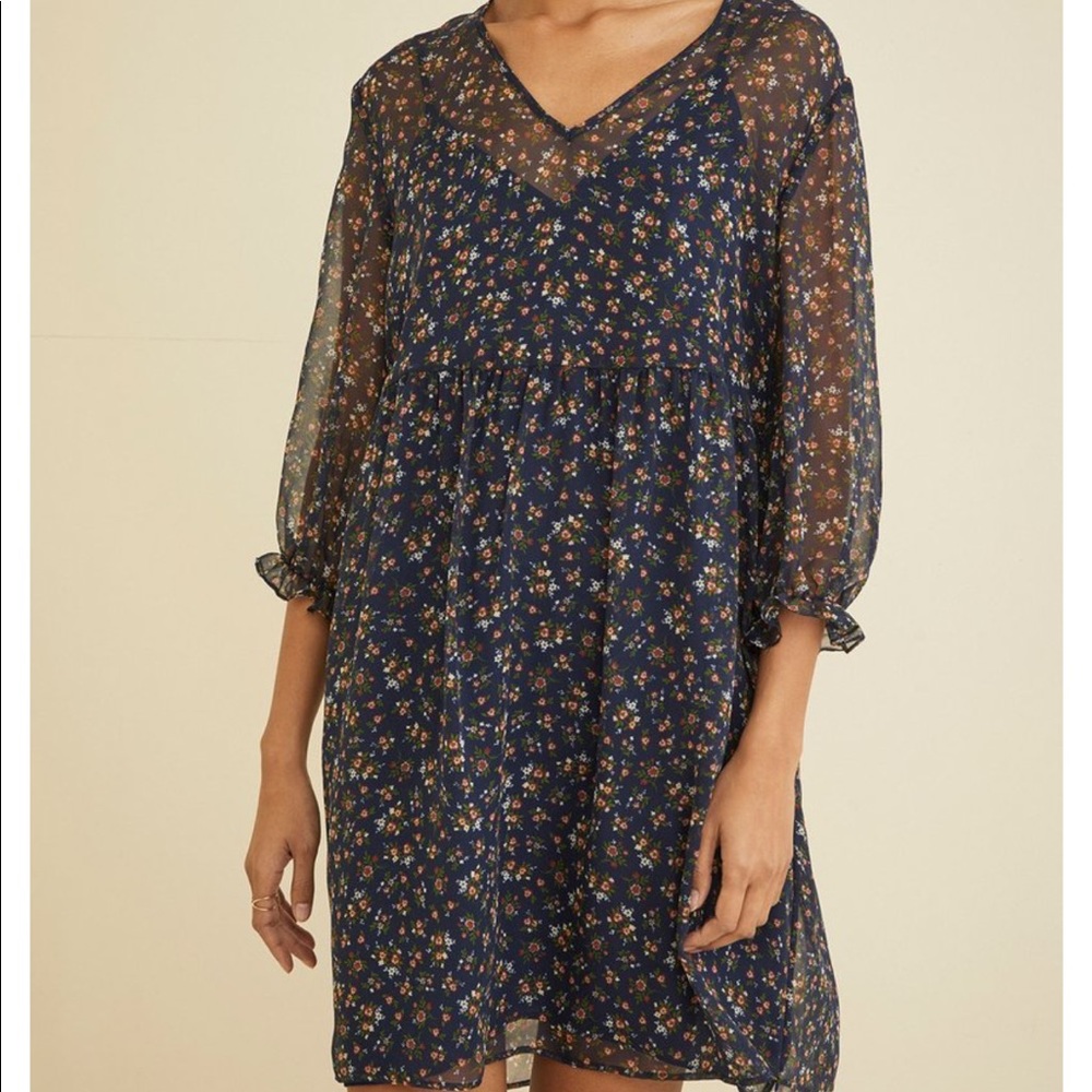Amour Vert Tavi Silk Dress